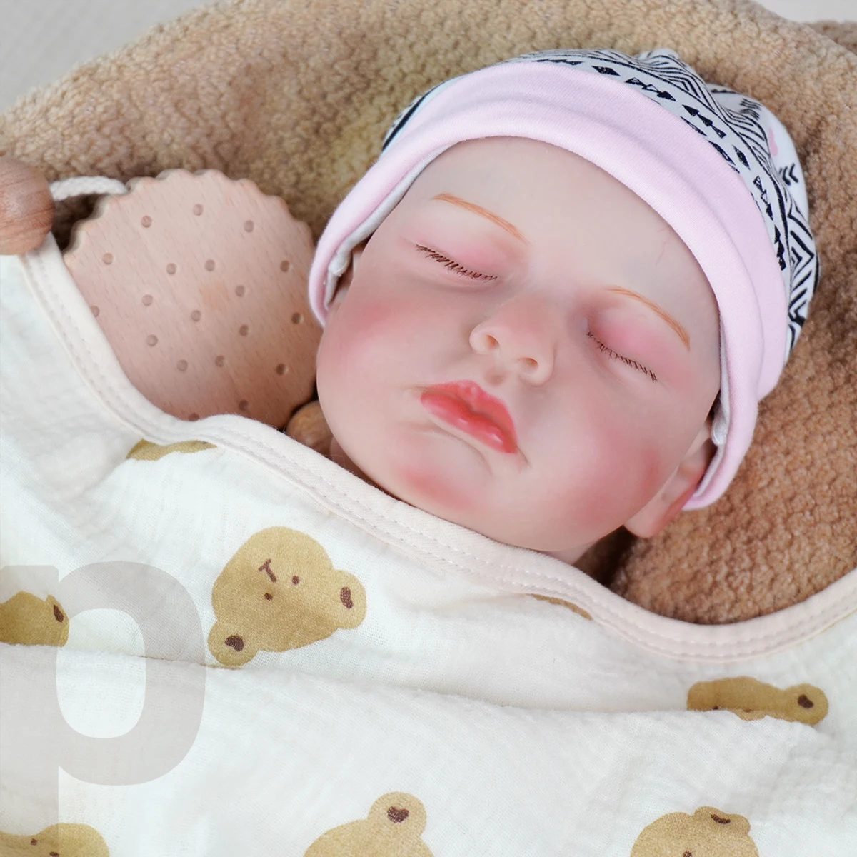 JOYORA 50CM Fashion Baby Doll Handmade Rebirth Doll 3D Skin Vivid High Quality Art Doll Cute Children'S Playmate Christmas Gift