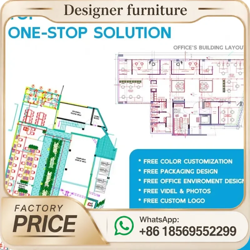 Modular Office Desk Set With Ergonomic Computer Chair And Cabinet Home Workstation Furniture Space Saving Design
