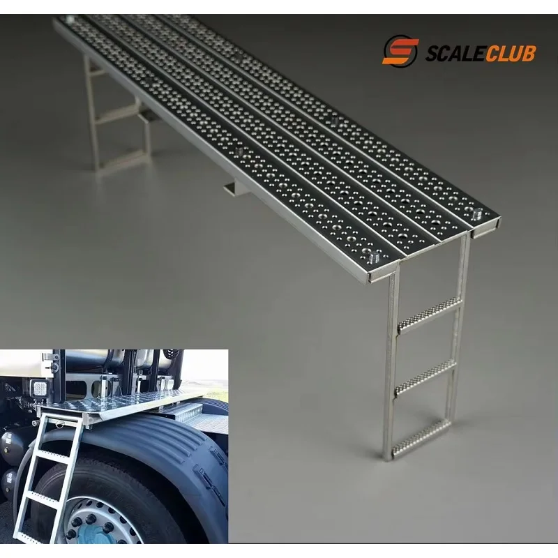 Scaleclub RC 1/14 plate-forme de travail de tracteur bande de roulement d'escalier télescopique pour Tamiya LESU 1/14 RC tracteur camion remorque pièces accessoire