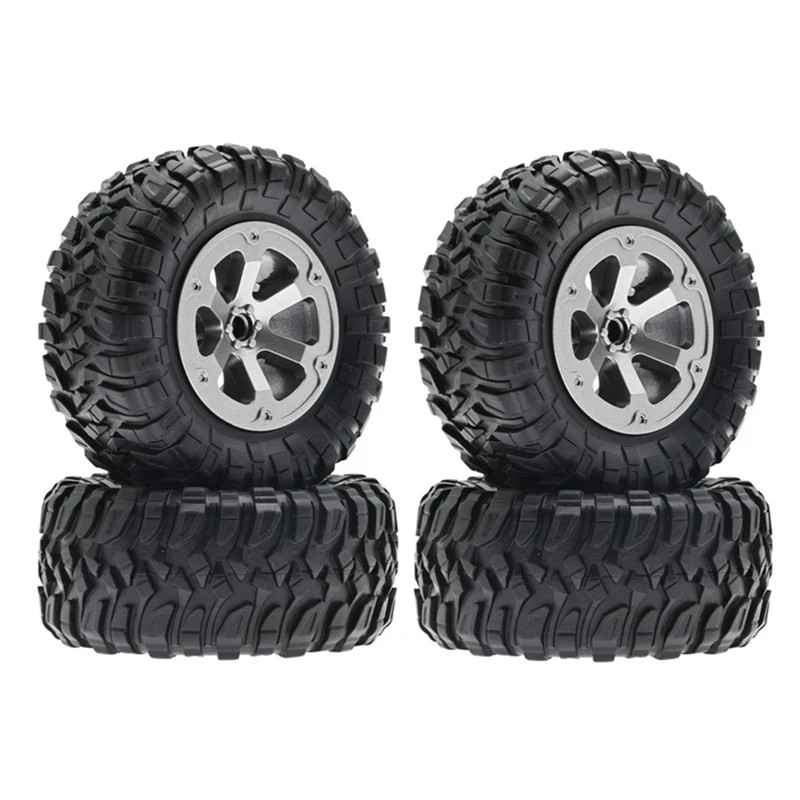 73Mm Big Wheel Tire Tyre For WPL C14 C24 B24 B36 MN D90 MN-90 MN99S FY003 FY004 RC Car Upgrade Replacement Accessories