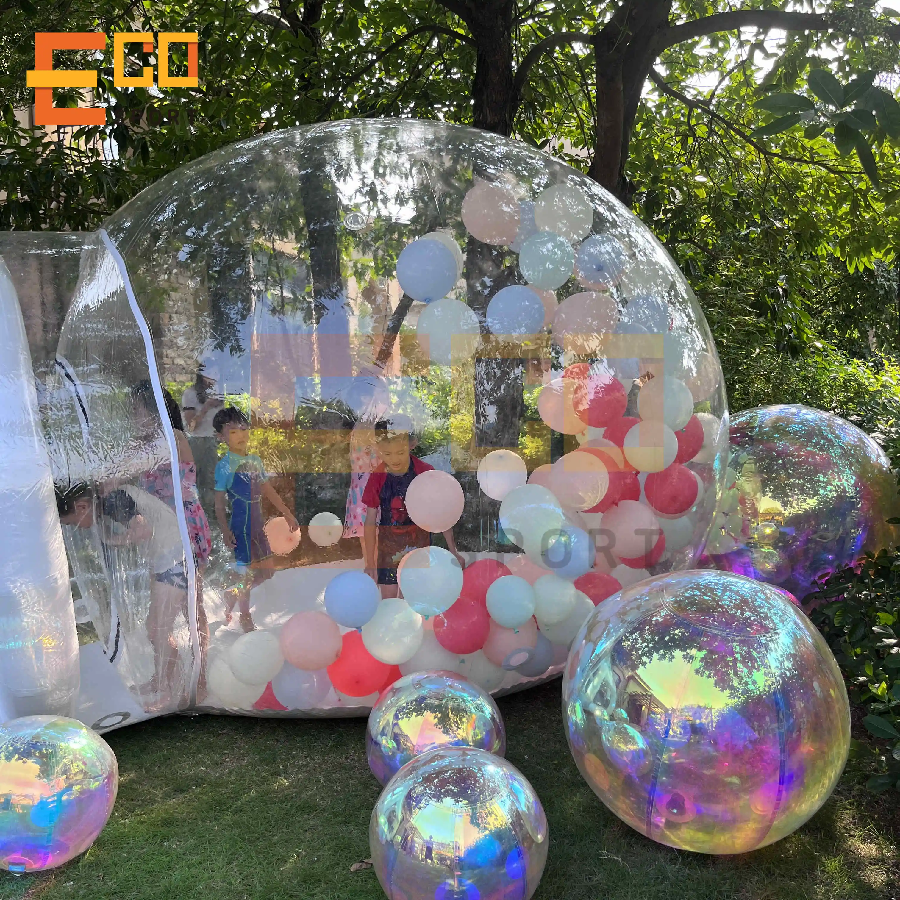 Commerciële Kwaliteit Pvc Opblaasbare Moderne Bubble House Luchtballon Bellentent Voor Feest/Evenement/Bruiloft Te Koop