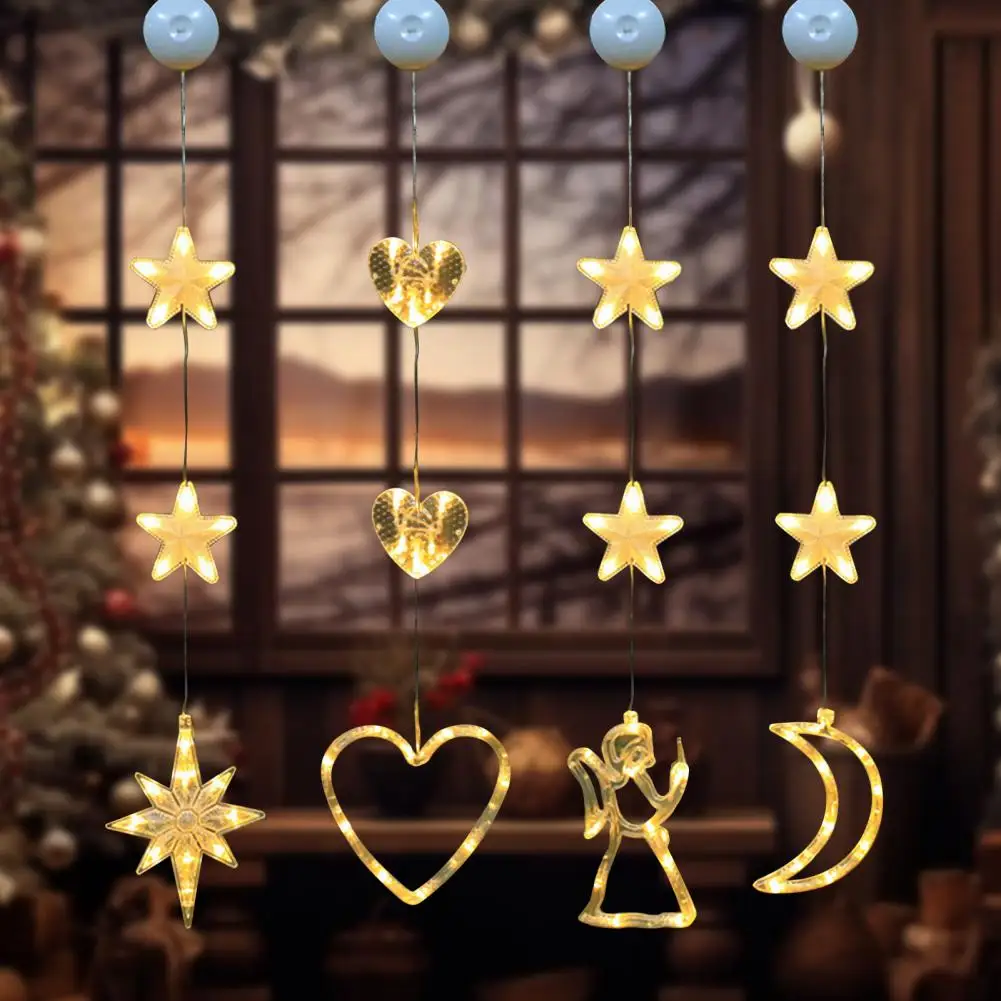 

Fireplace Christmas Lights Christmas Tree Decoration Lights Battery Operated Christmas Window Lights Easy Installation for Xmas