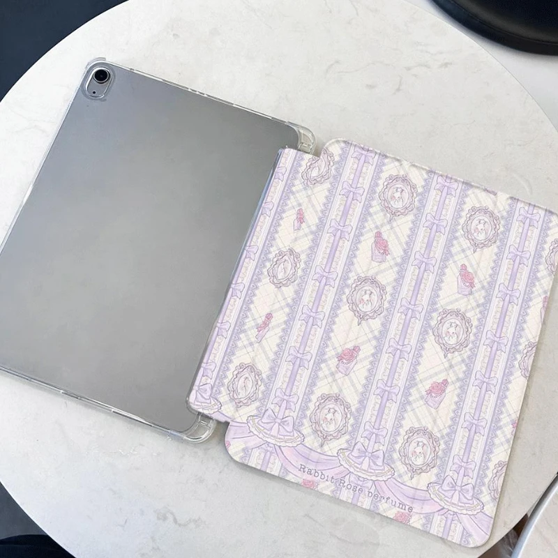 

For IPad Air 6 11 2024 Smart Cover with Pencil Holder for IPad 5th 6th 7th 8th 9th Gen Case Ipad Air 5 4 10th 10.9 Case Pro 12.9