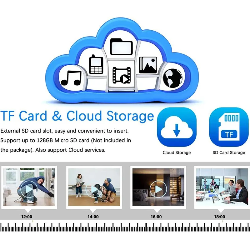 V380pro Solarbatteriebetriebene WiFi-Kameras, 6 MP, Menschenerkennungsalarm, Zwei-Wege-Sprach-Solarkamera