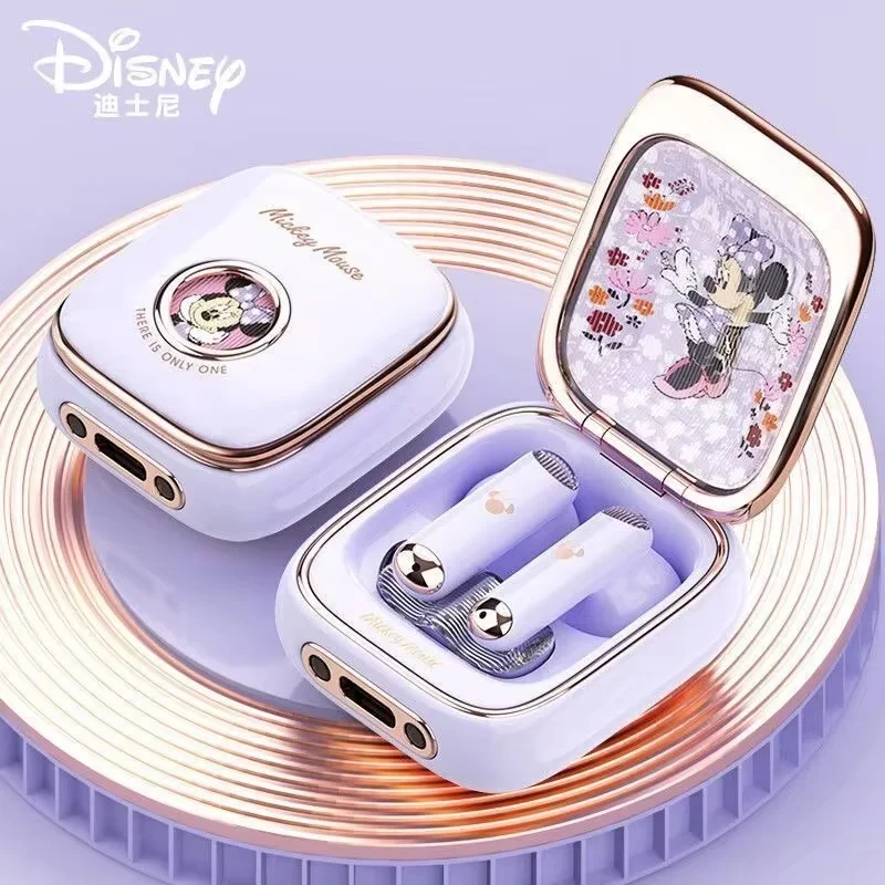 Disney Wireless Bluetooth Earbuds Mickey Figure Stereo Sound Waterproof Deep Bass Noise Reduction Cute Earphones Birthday Girls