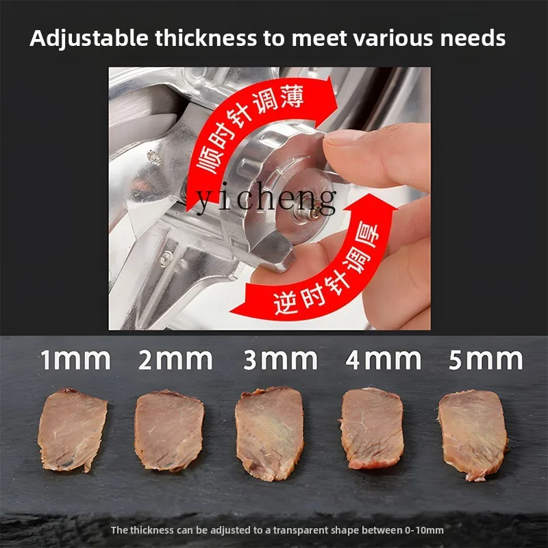 TQH 자동 슬라이서 상업용 전기 절단 삶은 쇠고기 소시지 에어 떡 과일 및 채소 감자칩 식당