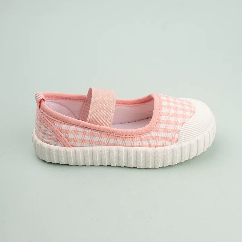 

Кеды в клетку для девочек, повседневные красивые эластичные кроссовки с низким верхом, в простом стиле, для улицы, унисекс, ED7008