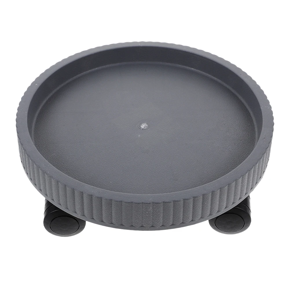 

Round Movable Plant Tray Flower Pot Stand Wheels Durable PP Material Various Sizes Home Decoration Balcony Plants Indoor Planter