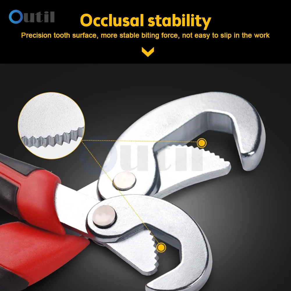 Multi-function Universal Wrench Adjustable Spanner Multi Purpose Universal Quick Snap Buckle Wrench Tool Home Repair Hand Tool