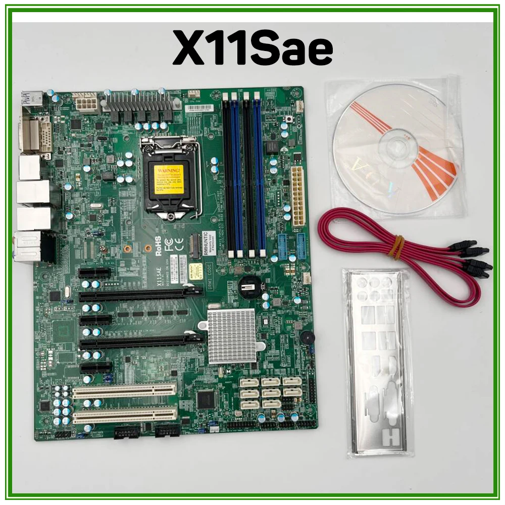 For Supermirco Single Socket C236 Server Workstation Motherboard X11Sae