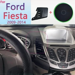 Mobile Holder Car for Ford Fiesta 2009 2010 2011 2012 2013 2014 Magnetic Car Phone Holder 15W Wireless Phone Stand MagSafe Base