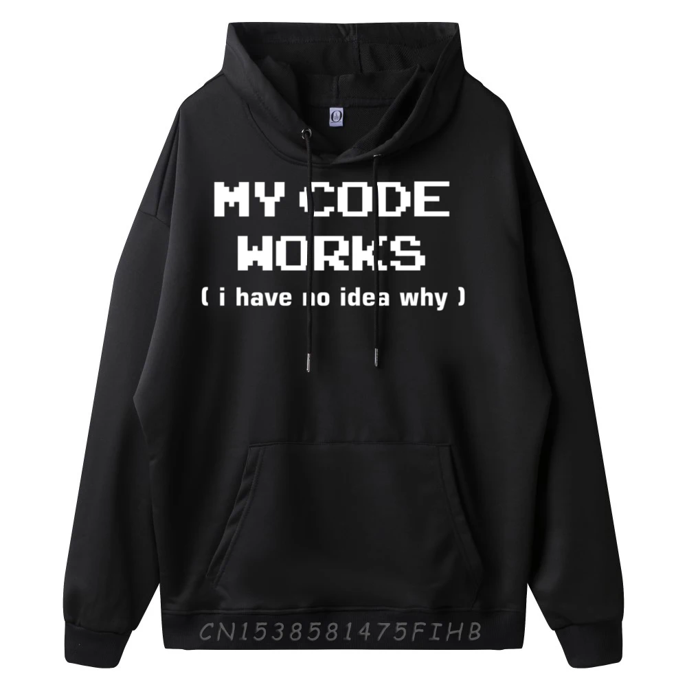 Funny My code works Computer Programmer developer Dad Designer Clothes Men Shirts Christmas