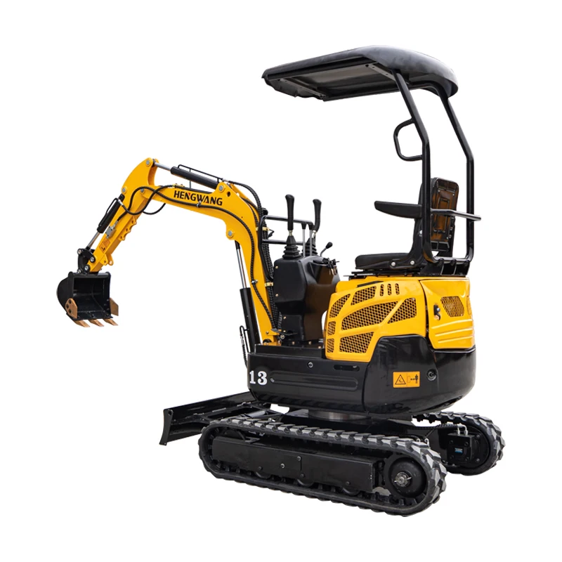 HW-13W 1 Ton  Excavator mini excavator Crawler Digger Suitable For Farm Gardening Work Agricultural Machinery Customized