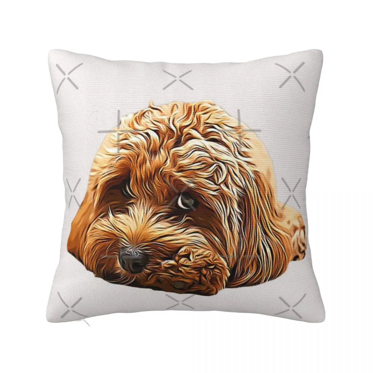 Дизайнерские подушки для щенков Cavapoo Cavoodle Cockerpoo, наволочка дакимакура, подушки для гостиной, детская подушка, наволочка