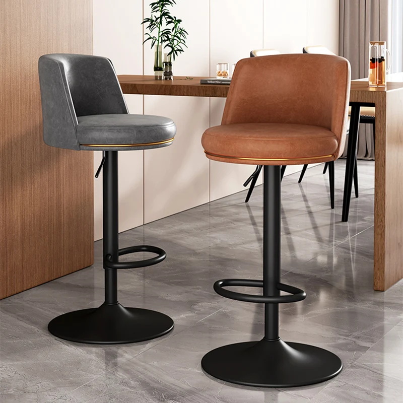 

Home Cashier Bar Stool Contemporary Counter Gold Leg Square Bar Stool Camping Ultralight Sillas De Espera Bar Chairs Set