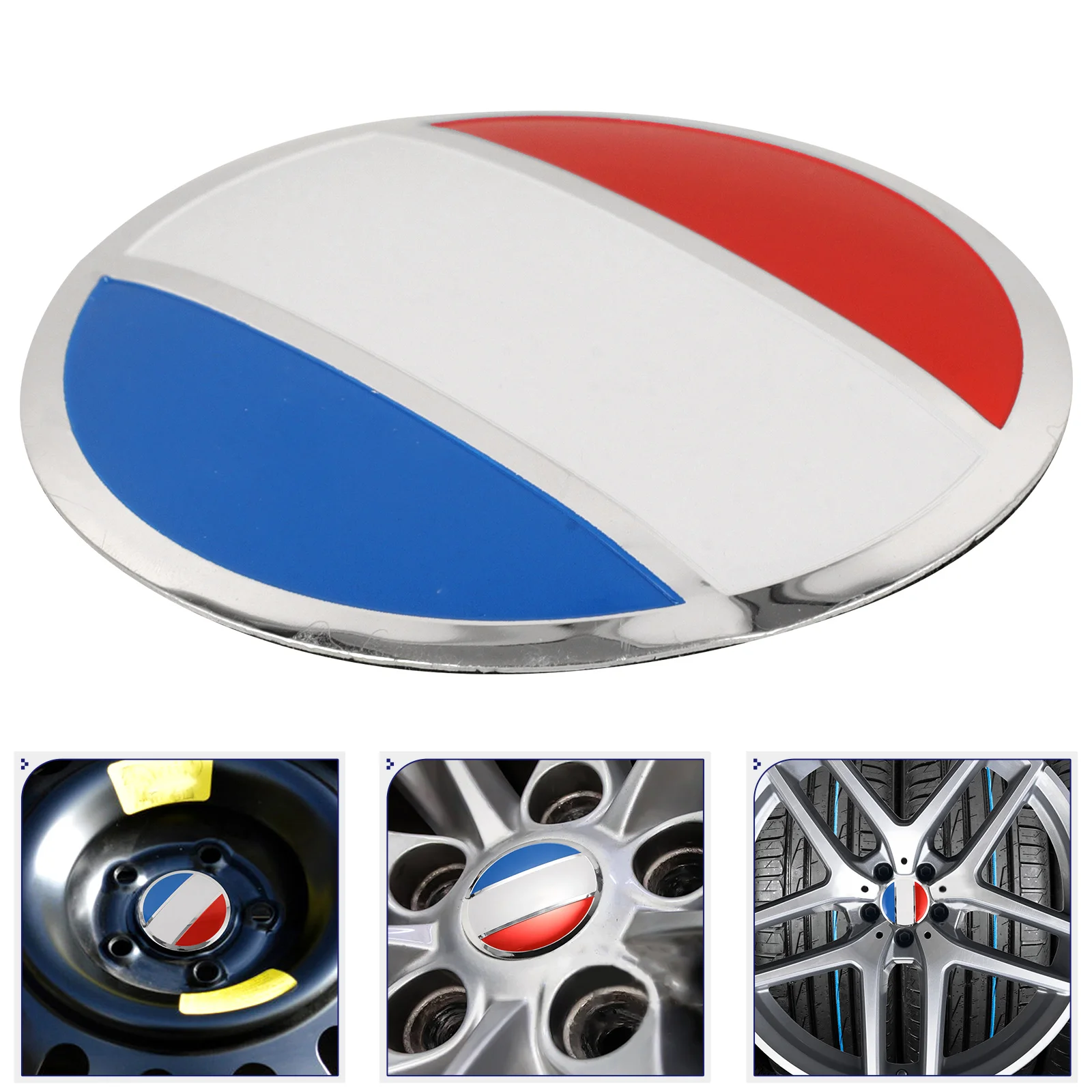 

Hubcap Sticker Wheel Decal Car Tire Center Cap Decoration Durable Easy Install Universal Fit For Most Cars Hub Wheel Stickers