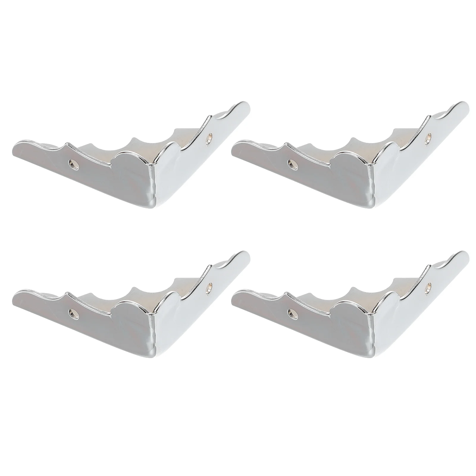 

4 PCS Carrying Case Corner Protector Metal Book Protectors Guitar Decorative Cover Jewelry Box