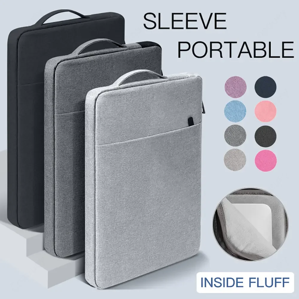Laptop Sleeve Handbag Case for HP 13.3'' 13.5'' 14'' 15.6'' 16'' Waterproof zipper Portable Notebook Cover for HP 11.6'' 12.5'' Bag