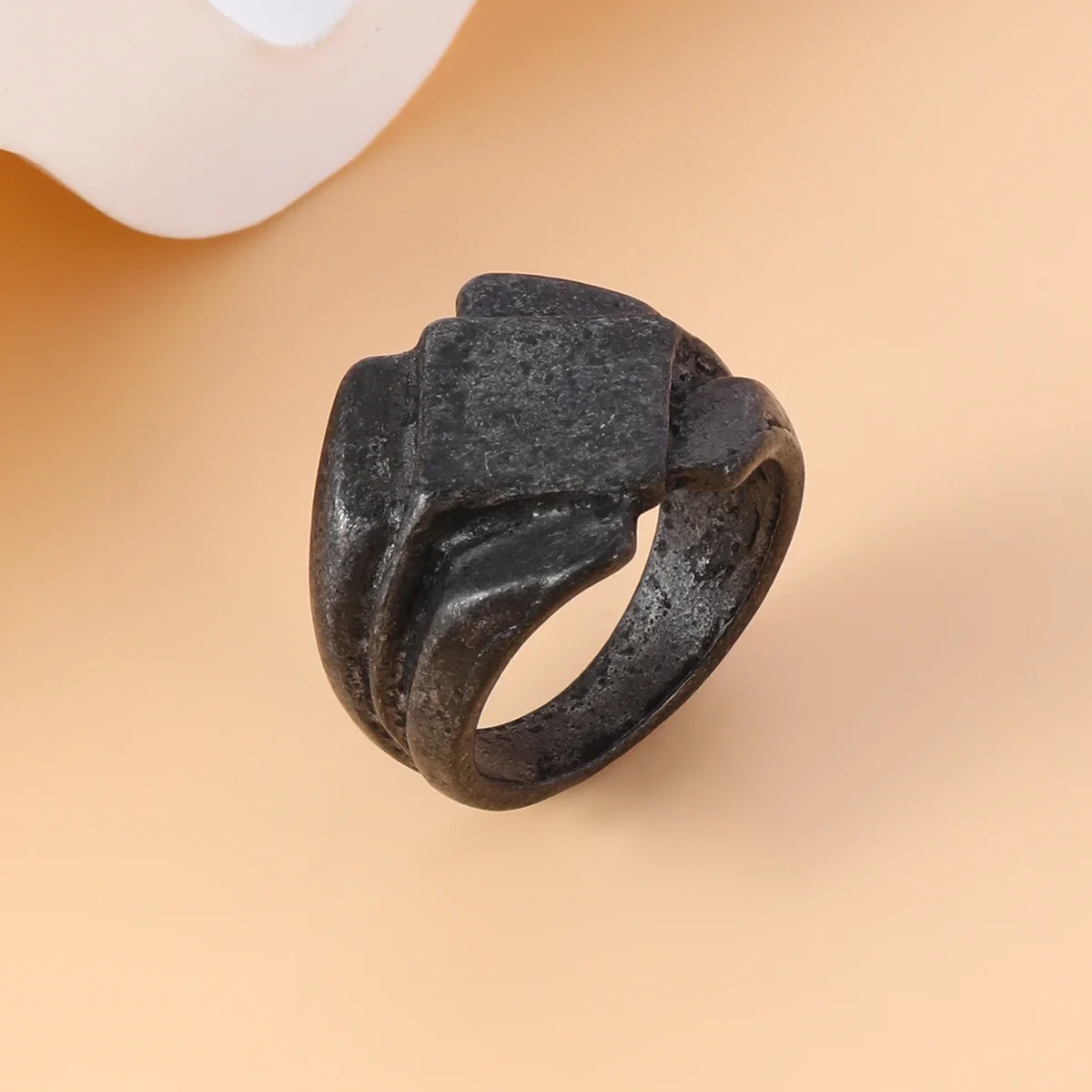 New Punk Men's Ring Alloy Nordic Black Scandinavian Nordic Gathering Ring