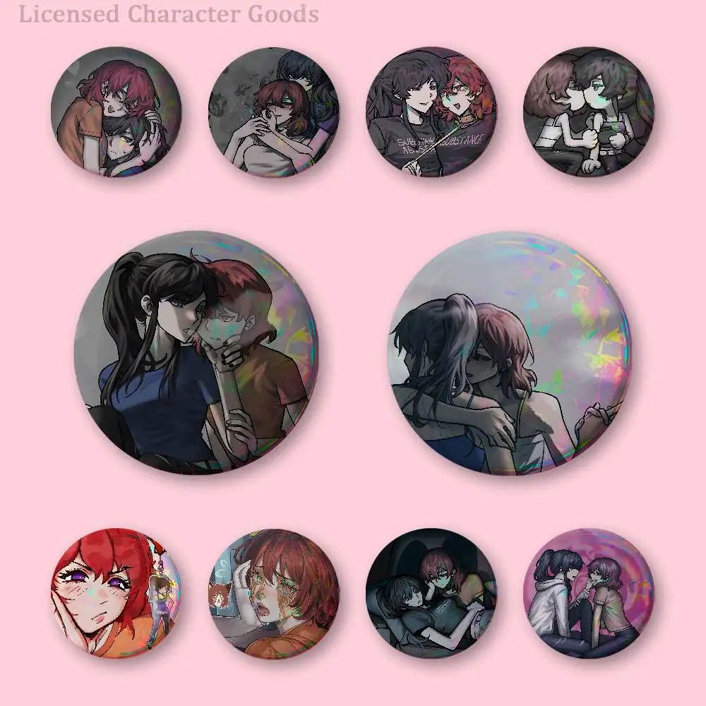 C-Class of 09 ari x nicole Aricole HD Print Badges Pretty Round Display Brooches IP merchandise 32mm 58mm 75mm 44mm 25mm