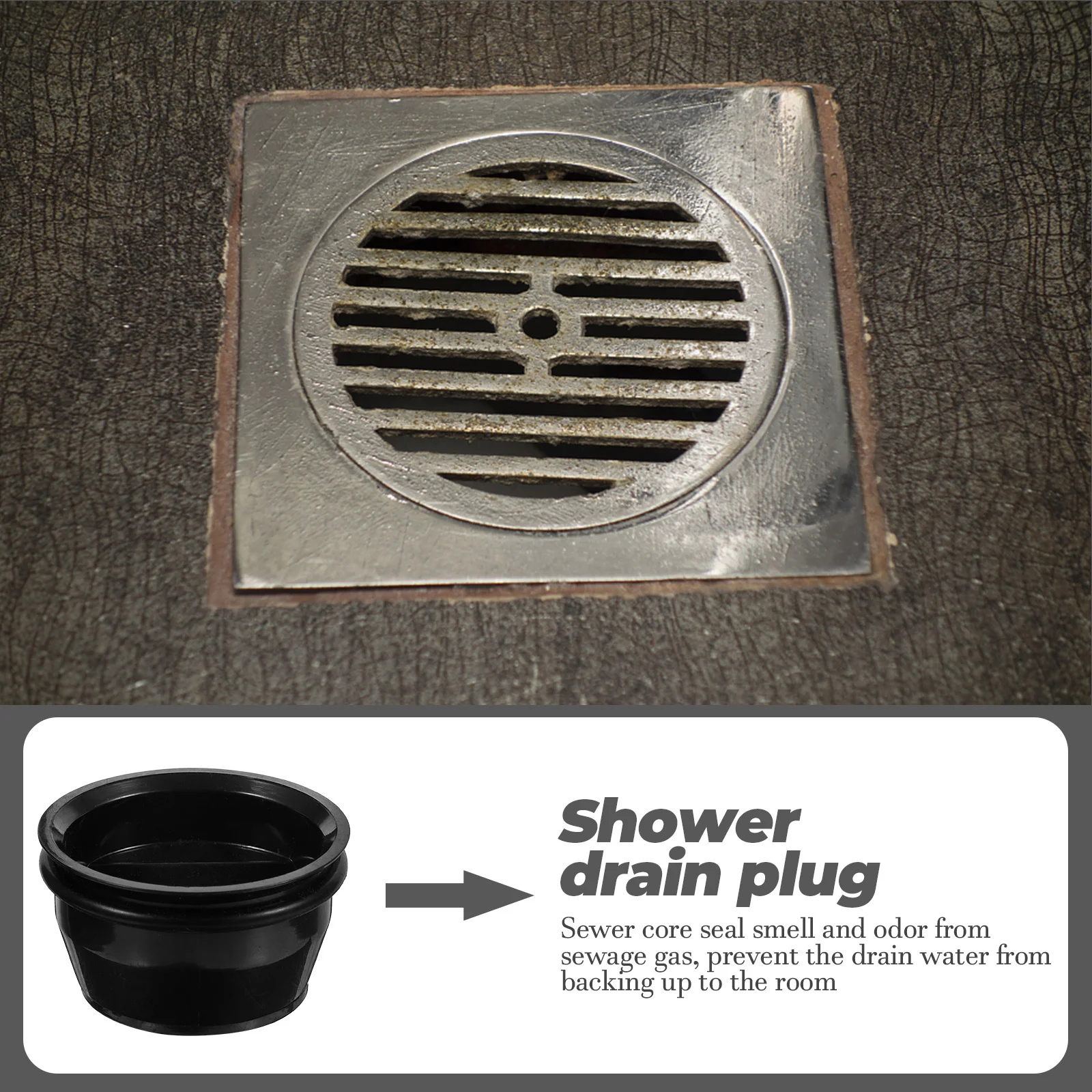 4pcs 48Mm Anti-Odor Floor Drain Core High-Efficiency Sewer Drainage For Bathroom Kitchen Laundry Room Shower Backflow Preventer