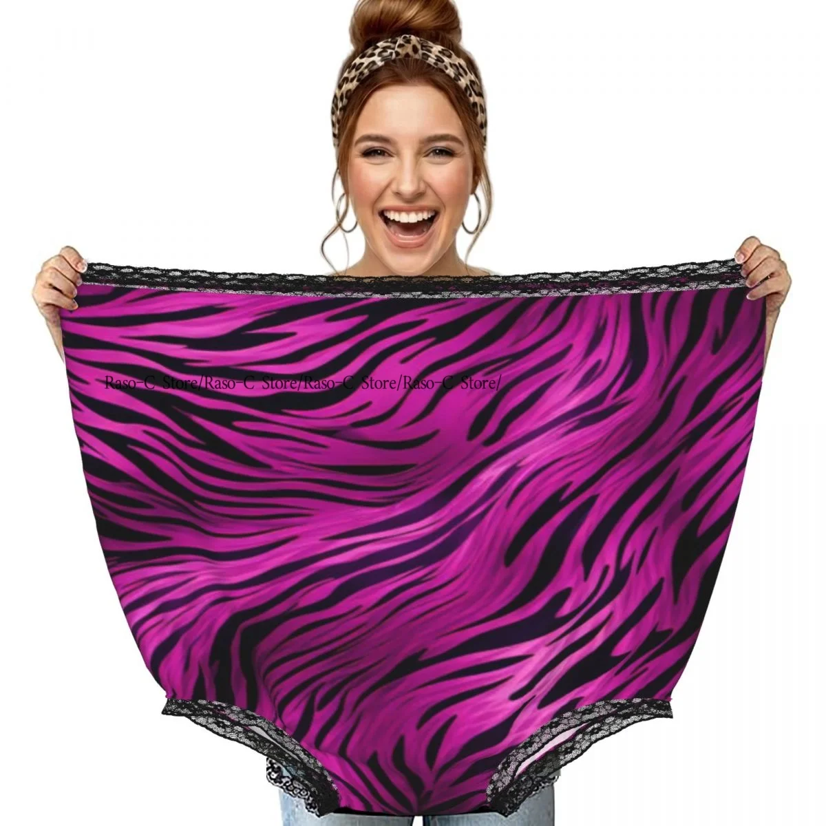 

Leopard Print Grandma Underwear Interesting Prank Funny Gift Panties