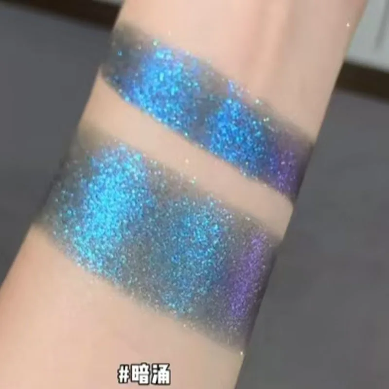 De'lanci sombra em pó auto conjunto paleta fosco shimmer camaleão sombra de olho gótico smokey alta cores maquiagem duradoura dos olhos