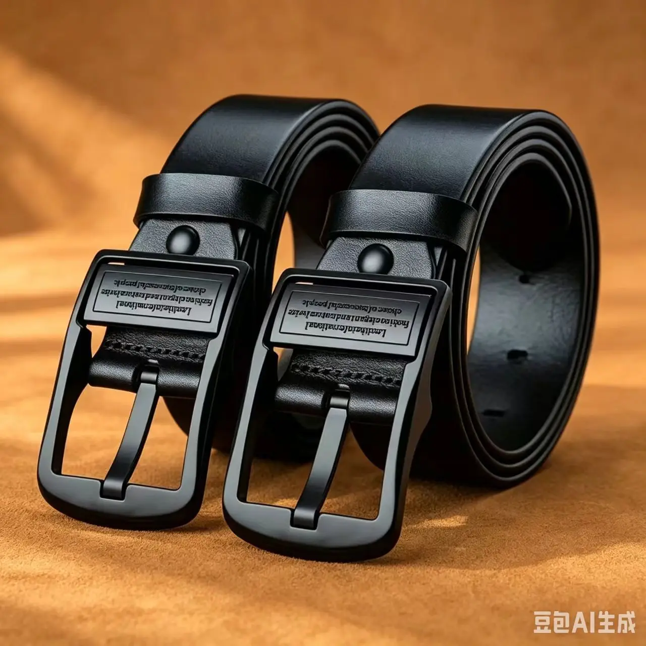 2PC Leather Cowhide Men's Belt Fashion Metal Alloy Pin Buckle Adult Luxury Brand Jeans Business Casual Waist Male Strap Brand