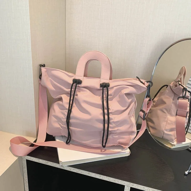 

Large Capacity Casual Top-Handle Bags Interior Compartment 2024high Quality Bags for Women Soft Zipper Nylon Women's Handbags