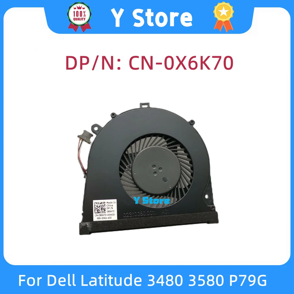 

Новый оригинальный радиатор для ноутбука Dell Latitude 3480 3580 P79G, охлаждающий вентилятор 0X6K70 X6K70 CN-0X6K70, быстрая доставка