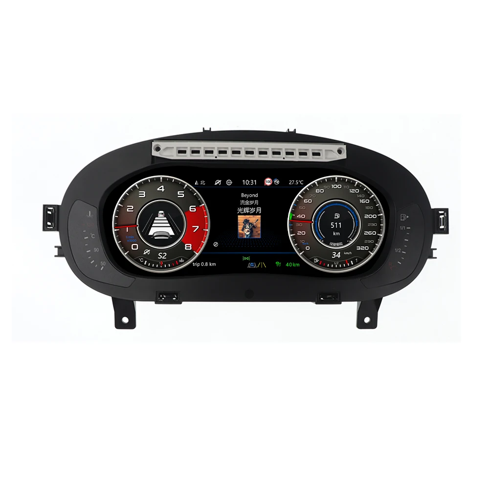 12.3 inch Car Speedometer For Volkswagen CC 2014 2D screenCar Digital Instrument Cluster