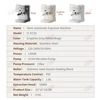 ITOP 반자동 에스프레소 머신, 스테인레스 스틸 15 바 커피 메이커, PID 온도 제어, ULKA 펌프, 1300W, EC58 2