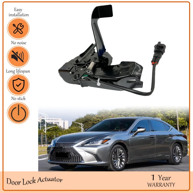 

Hood Latch Lock, Compatible with Lexus ES300h 2013-2018 , Lexus ES350 2013-2018,oem 53510-33400,5351033400