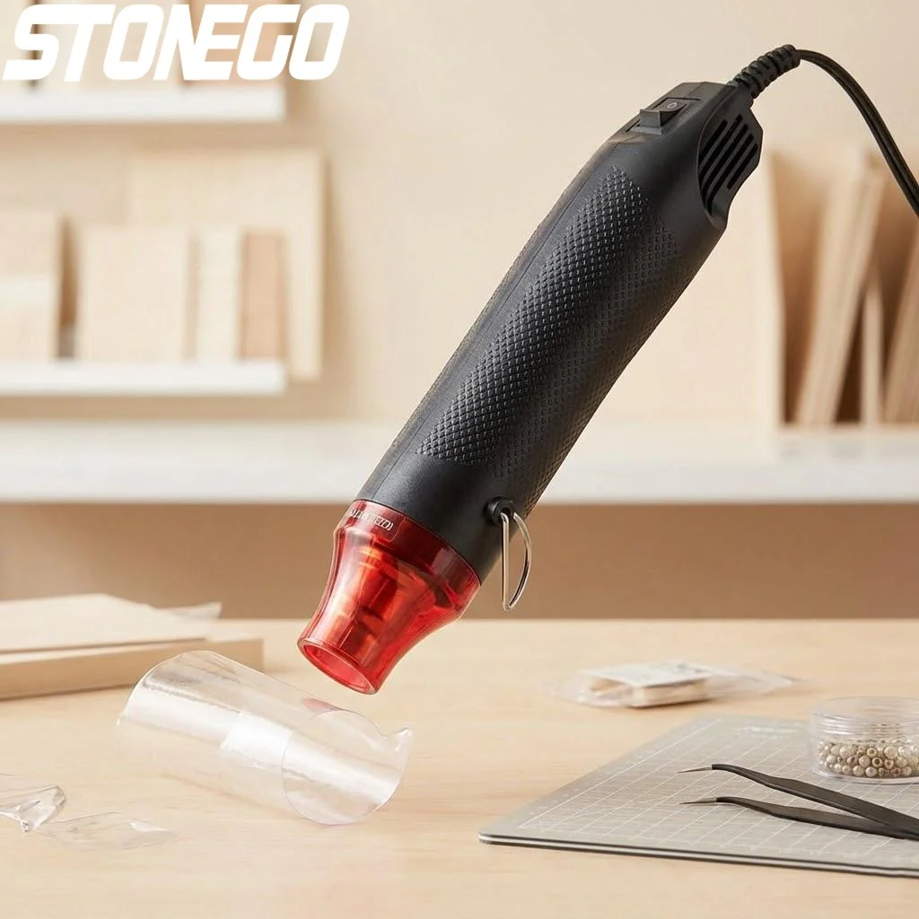 

Термофен DIY 300 Вт, электрический, 110 В/220 В, с подставкой, для термоусадки