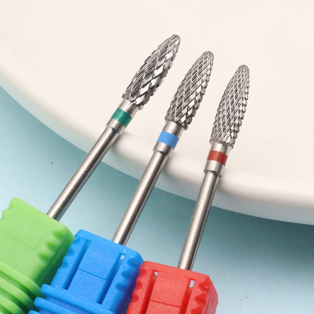 1 Stück Premium-Hartmetall-Hartmetall-Nagel bohrer-für müheloses Formen, profession elle Maniküre-und Pediküre-Werkzeuge, langlebig und – Detail 3