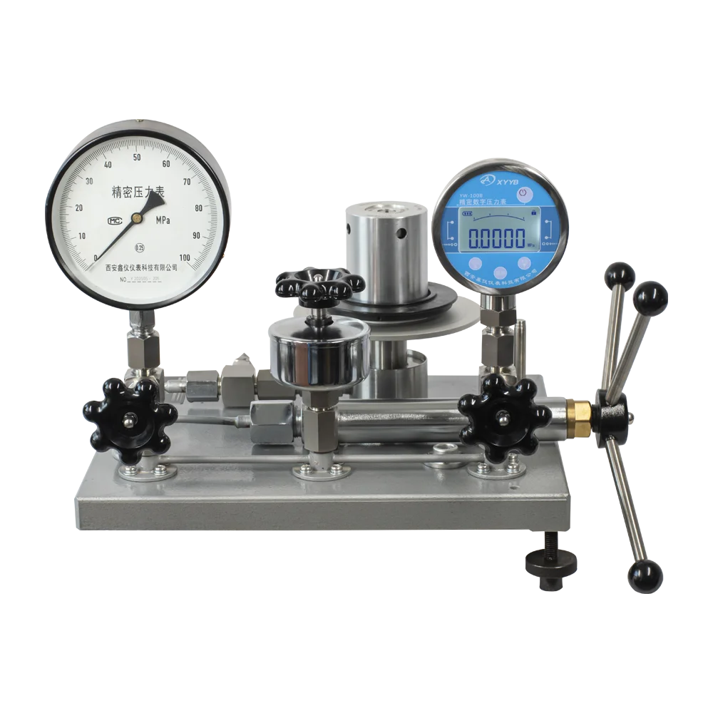 High quality YS piston pressure gauge laboratory  pressure gauge self weight tester