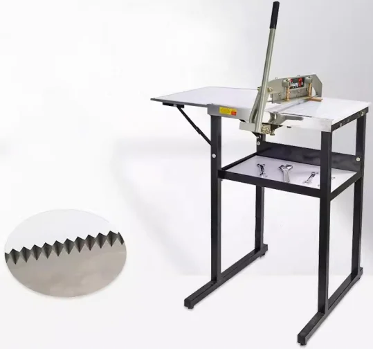 

50cm Hand-Operated Textile Swatch Pinking Machine Cloth Cutting Equipment