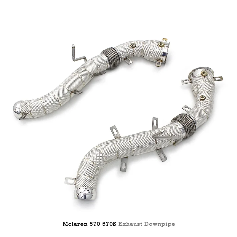 Head Section High flow Pipes Exhaust Pipes branch downpipe Exhaust Pipe with catalyst for Mclaren 540C/570/570S/570GT