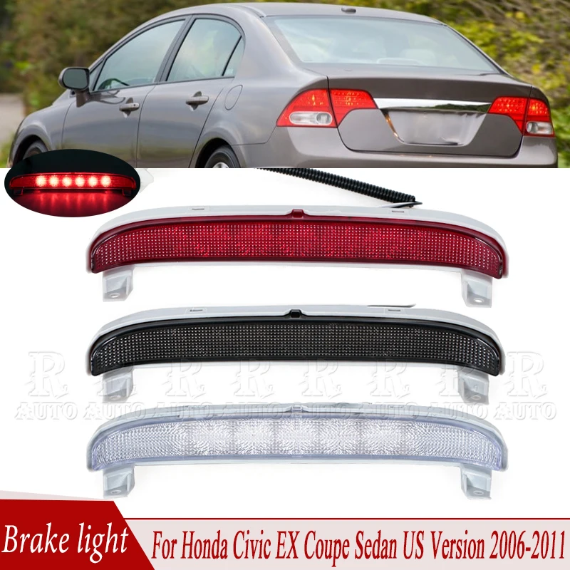 

Для Honda Civic EX Coupe седан, версия США 2006-2009 2010 2011, светодиодный 3-й стоп-сигнал, высокий стоп-сигнал, сигнальный фонарь 34270SVAA01