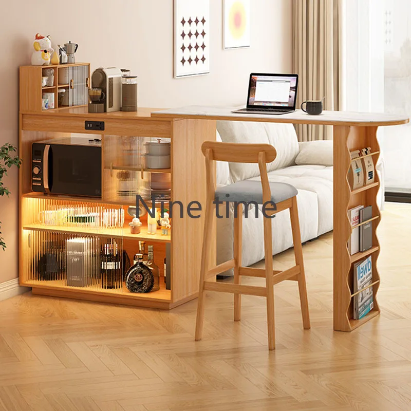 Coffee Reception Bar Counter Table High Kitchen Countertop Plastic Bar Tables Aesthetic Modern Muebles De Cocina Home Furniture