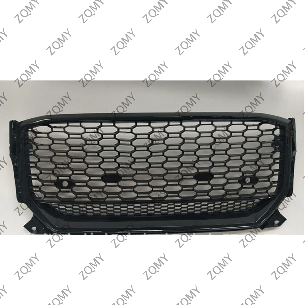 

W/Logo For Audi Q2/Q2L/SQ2 2018 2019 2020 2021 Car Front Bumper Grille Centre Panel Styling Upper Grill (Modify RSQ2 style)