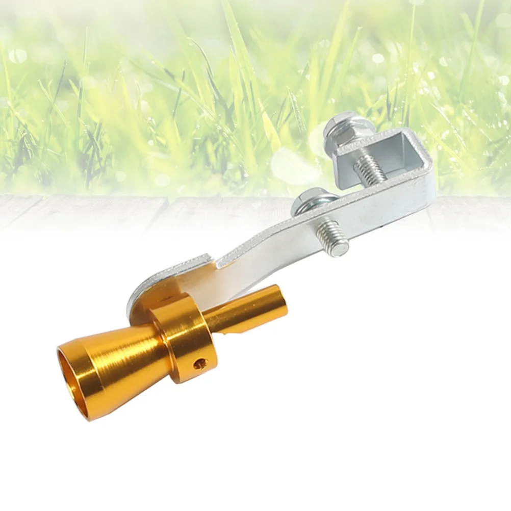

Car Sound Exhaust Whistle Aluminum Alloy S Size Gold Universal Fitment For Most Vehicles Blow Off Valve Simulator Engine Part