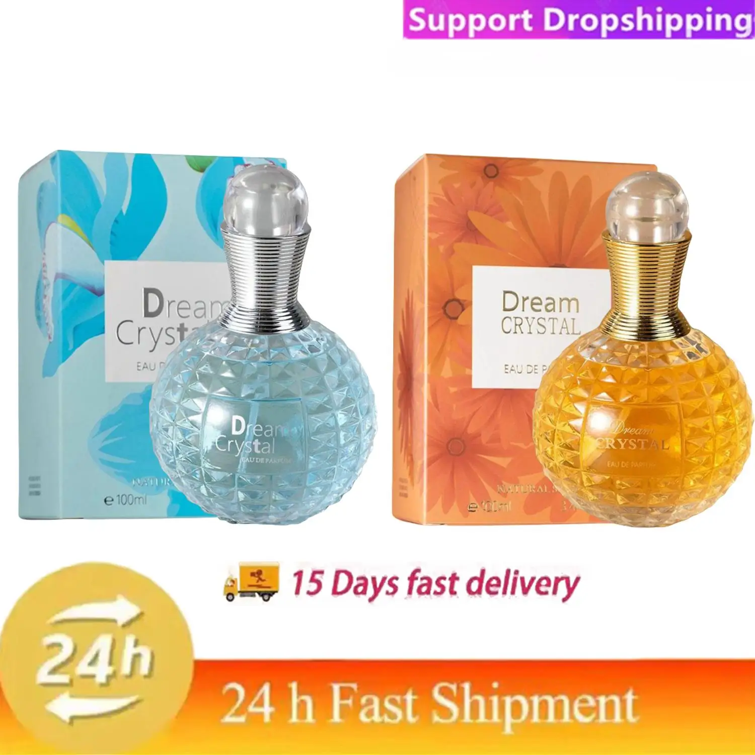 100ml Dream Crystal Perfume Lady Pheromone Perfume Little Daisy Fragrance Fresh And Charming Long Lasting Student Perfume