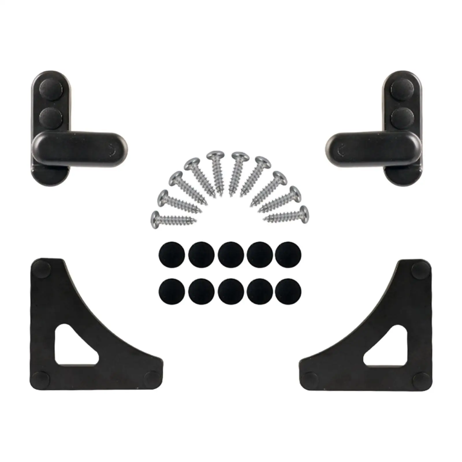 

RV Table Lock Buckle Plastic Rotatable Folding Table Board Holder for Trailer Camper Furniture Parts Organizer