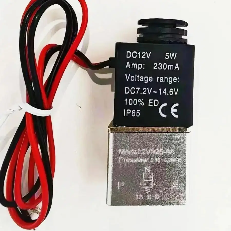 DC 12V 24V 110V 220V Solenoid Valve 1/4