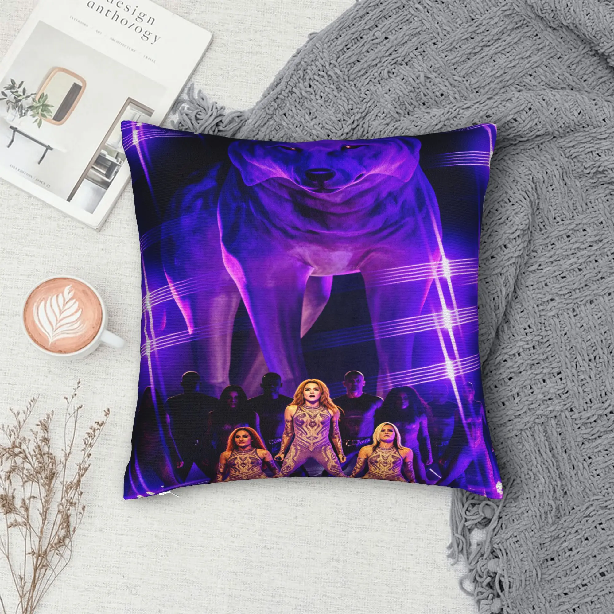 Pillow Case Las Mujeres No lloran Shakiras Custom  Pillow Cover For Sofa Couch Bed Living Room Morden Pillowcases