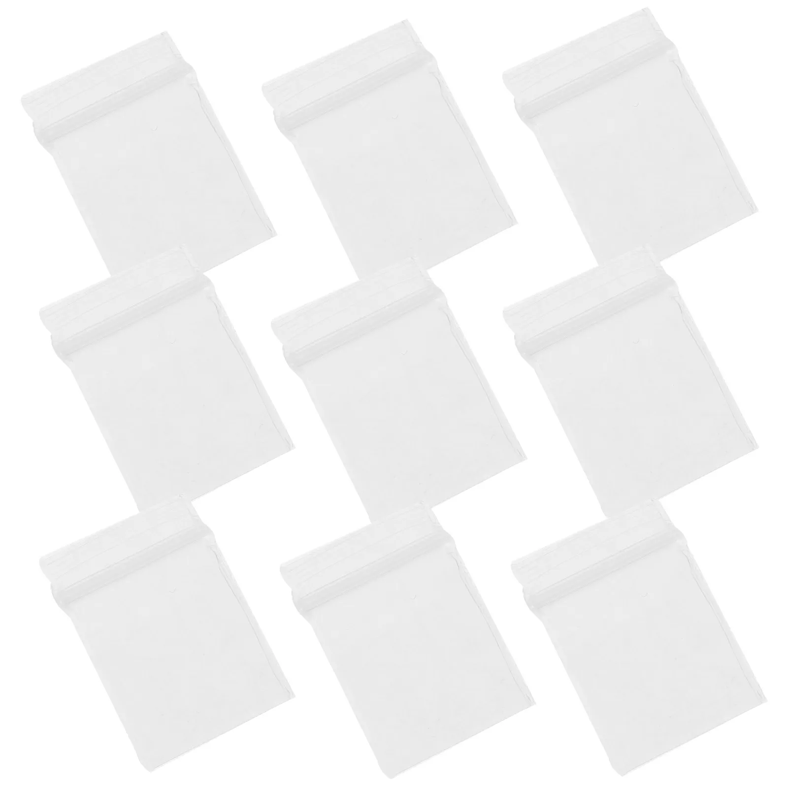 

500 шт. прозрачных пакетов с застежкой-зиппером, маленькие пакеты для хранения ювелирных изделий, электронных компонентов, монет, мини-пакеты с самозаклеивающимся клапаном для упаковки украшений