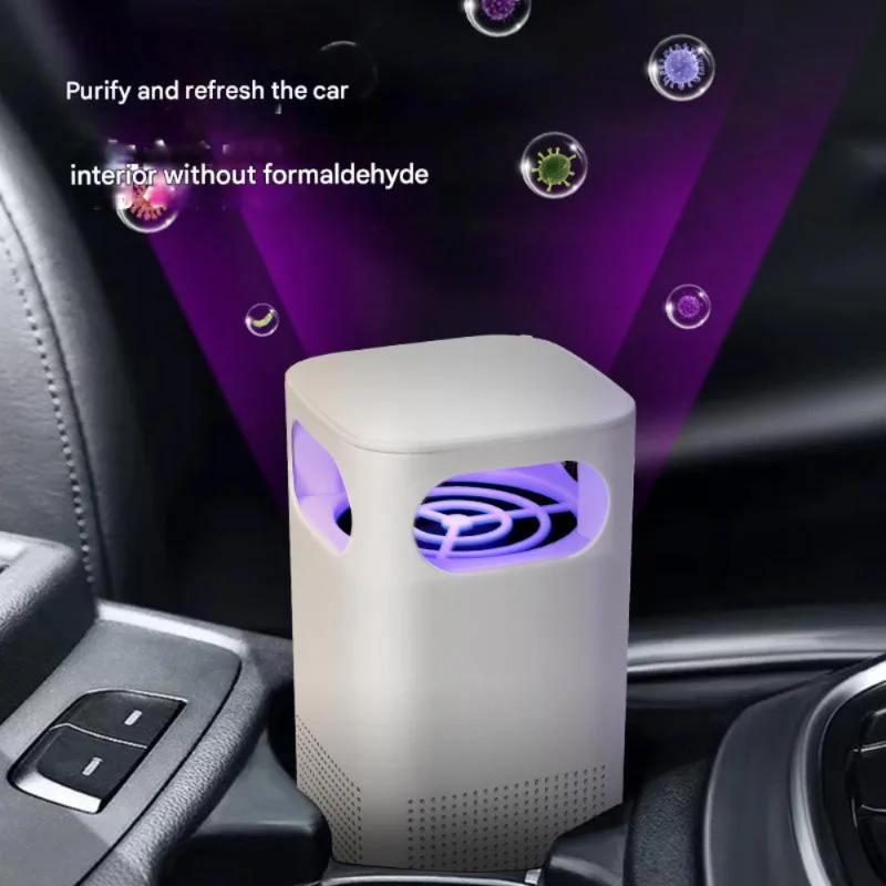 El limpiador de aire de escritorio portátil elimina el humo, el formaldehído, los olores, el polen y los alérgenos de segunda mano, refresca el aire interior