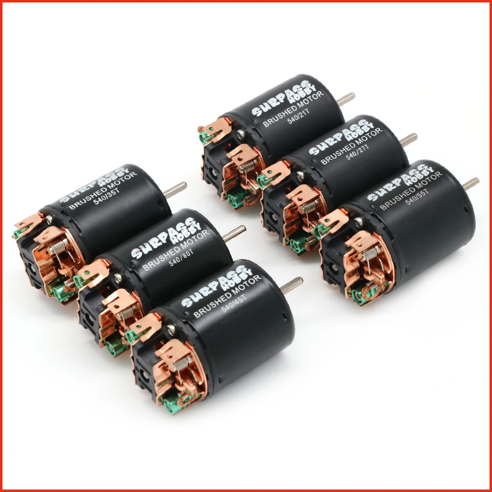 

Surpass Hobby 540 21T/27T/35T/45T/55T/80T 6-8.4V Brushed Motor For 1/10 Drift Car