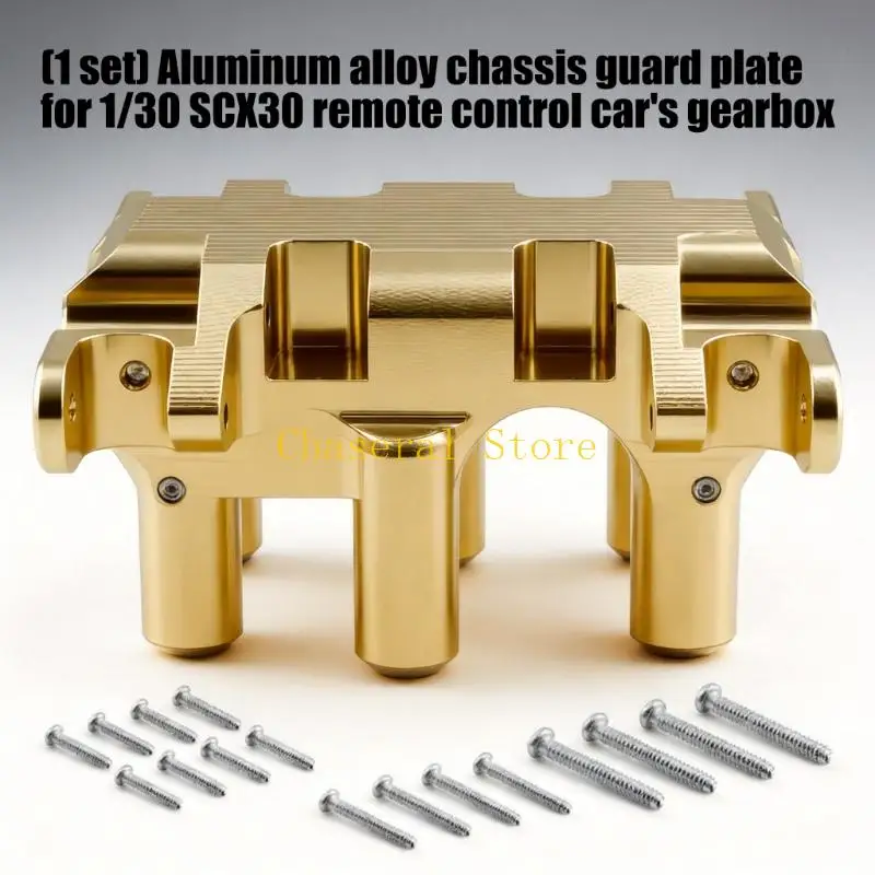 E7CE Optimized Weight Distribution Skid Undercarriage Plate for 1/30 SCX30 Use